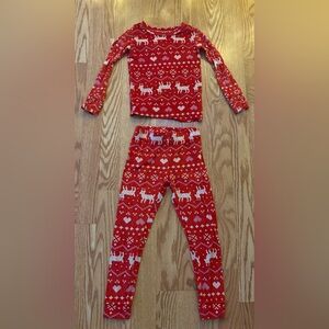 Cat & Jack Pajama Set with Reindeer Design